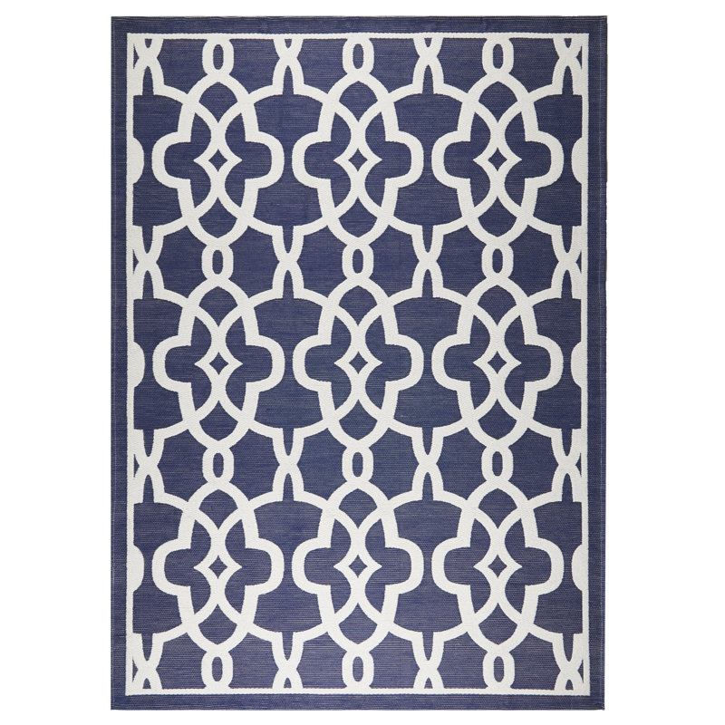 Trina Turk Navy Blue/White Rug & Reviews Wayfair